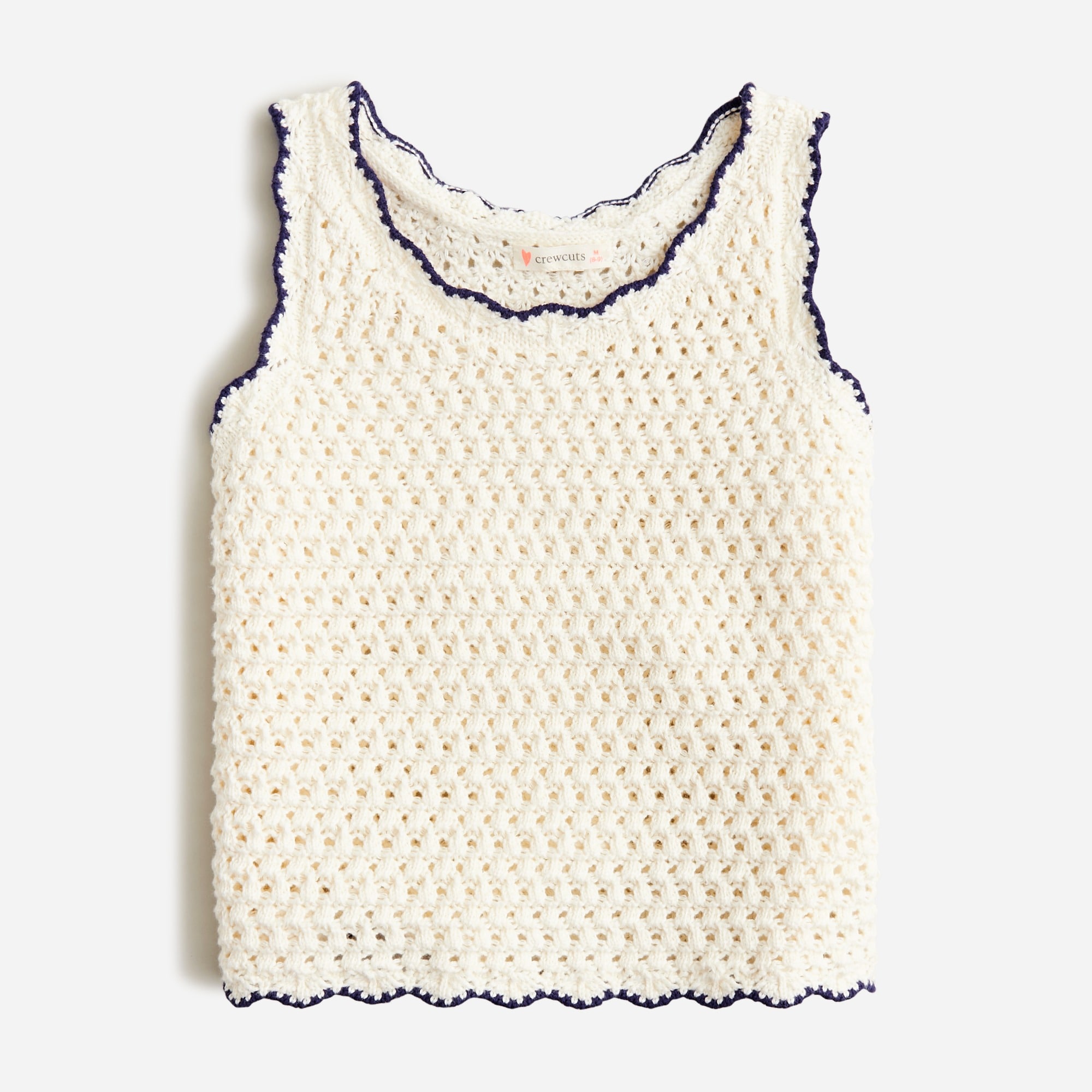 Jcrew Girls crochet tank top