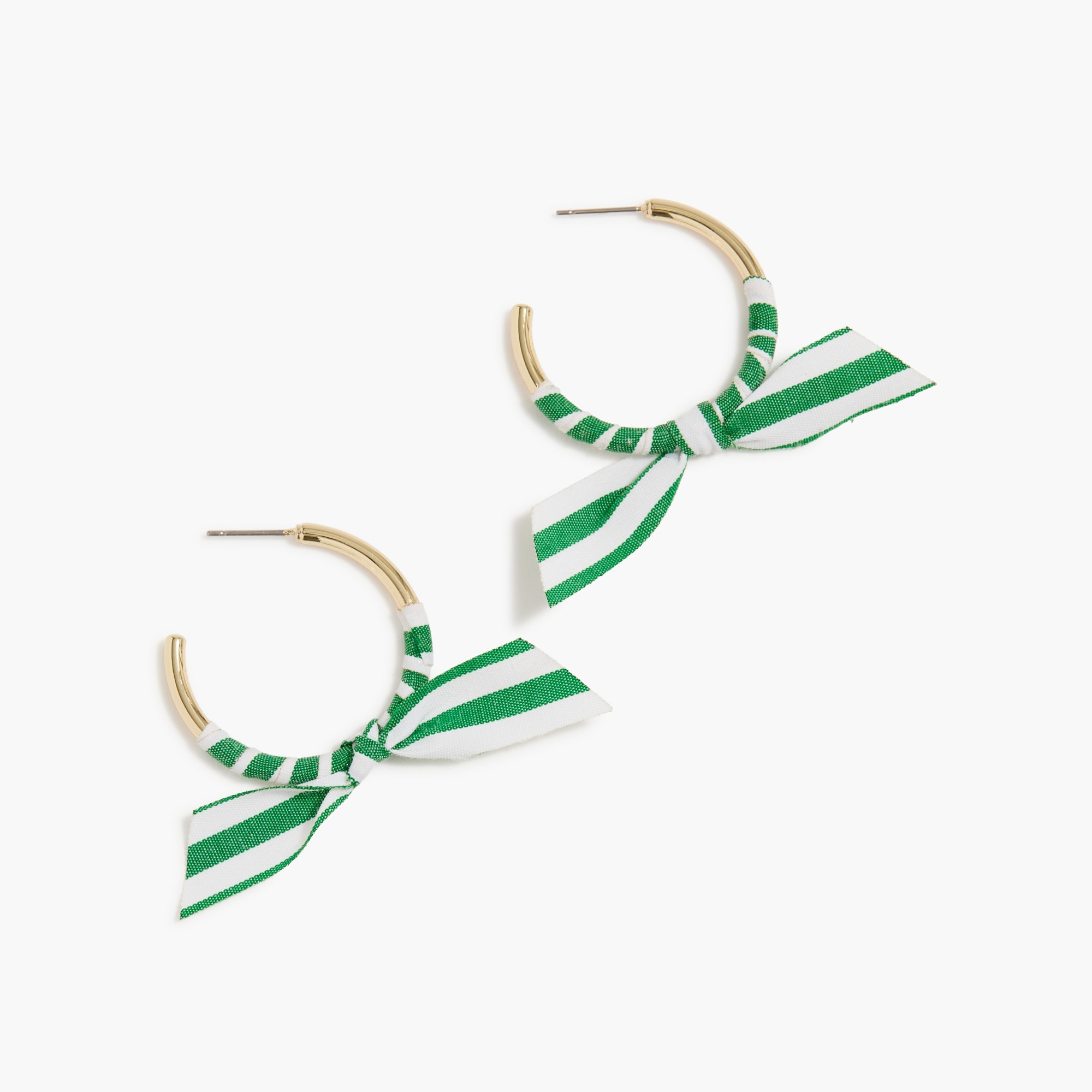 Jcrew Ribbon-wrapped hoop earrings
