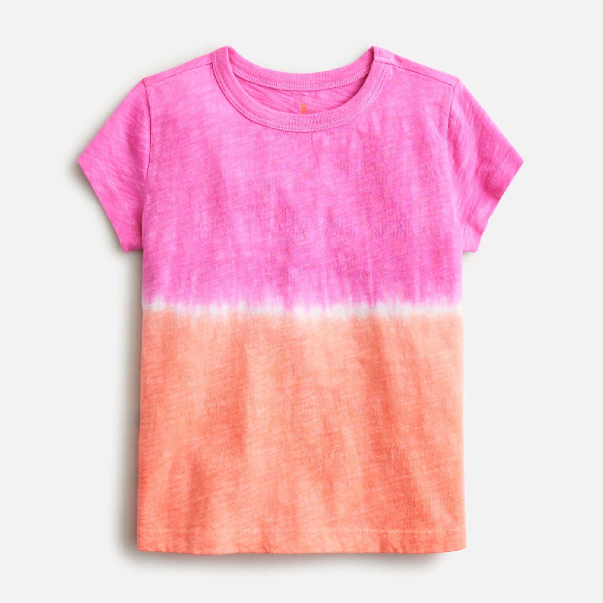 Jcrew Girls colorblock tie-dye T-shirt