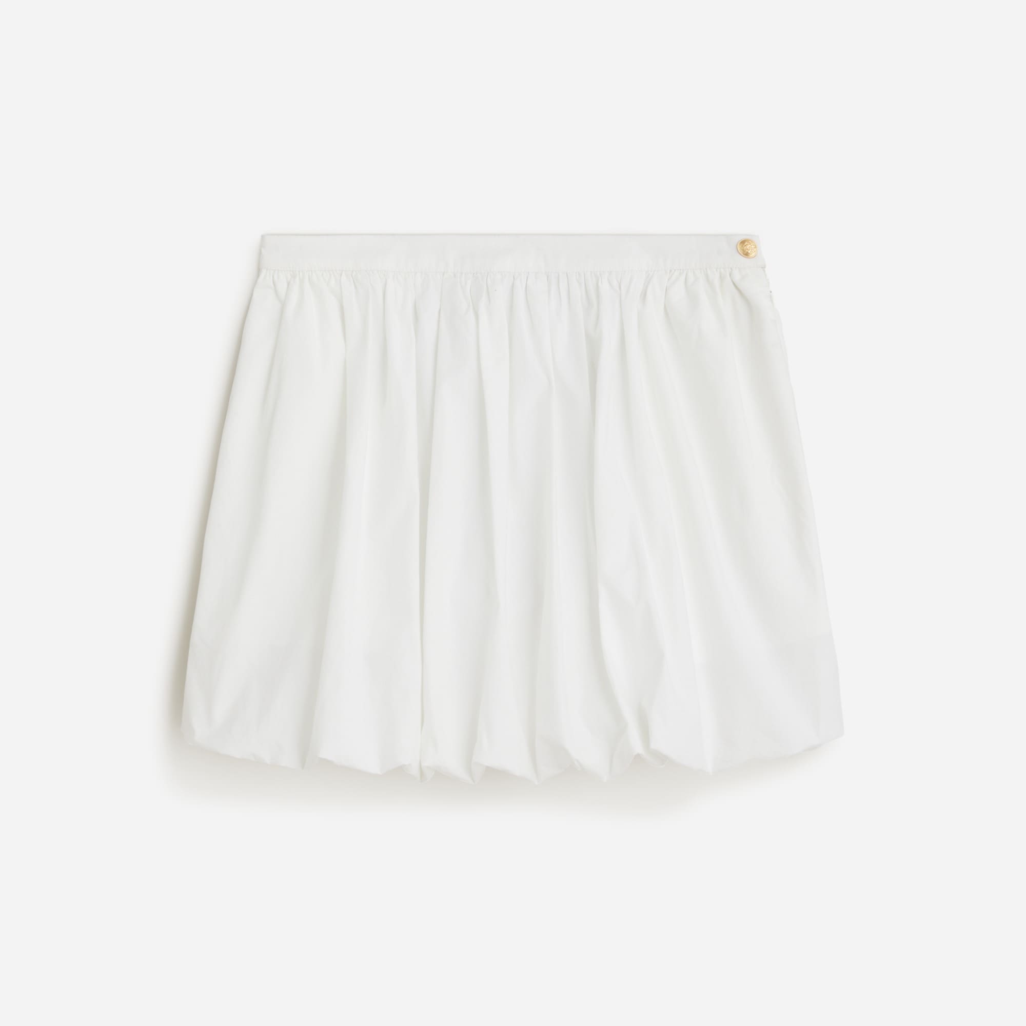 Jcrew Pre-order Mini bubble-hem skirt in cotton poplin