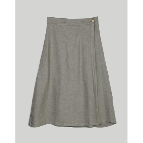 Madewell Reistor Overlap Midi Skirt