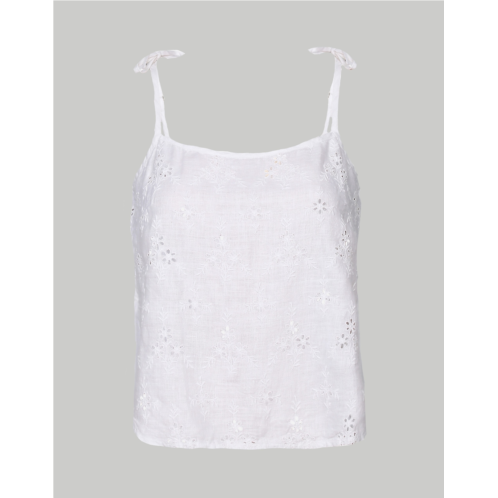 Madewell Reistor Embroidered Crop Camisole
