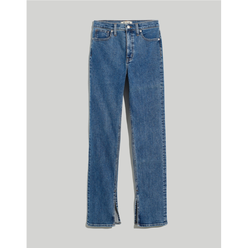 Madewell Mid-Rise Stovepipe Jeans in Knowland Wash: Slit-Hem Edition