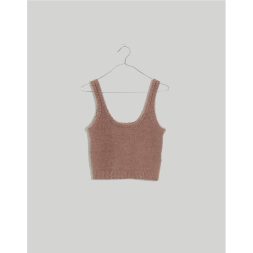 Madewell MWL Boucle Square-Neck Tank Top