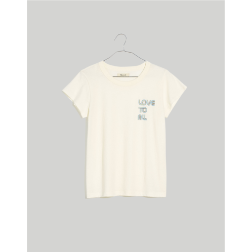 Madewell Love to All Pride Softfade Cotton Perfect Vintage Tee
