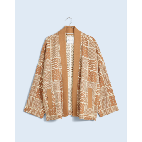 Madewell Jacquard Patchwork Robe Jacket