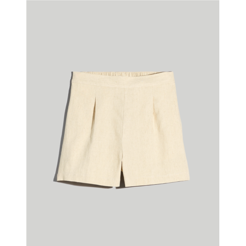 Madewell Plus Clean Pull-On Shorts in Linen-Cotton