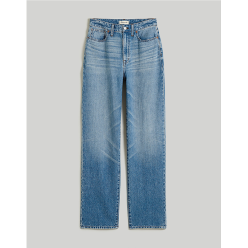 Madewell Curvy Baggy Straight Jeans in Letica Wash