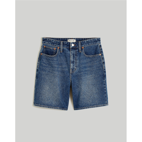 Madewell Baggy Jean Shorts in Valmont Wash