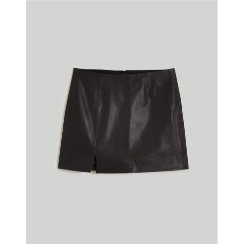 Madewell Leather Mini Skirt