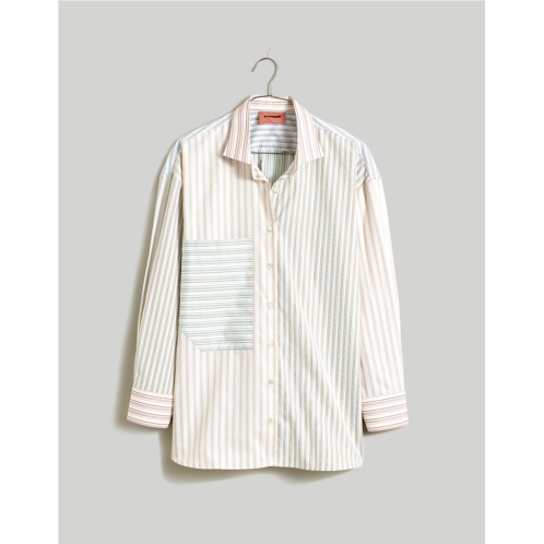 Madewell x CHAVA Stripe-Play Oversized Shirt
