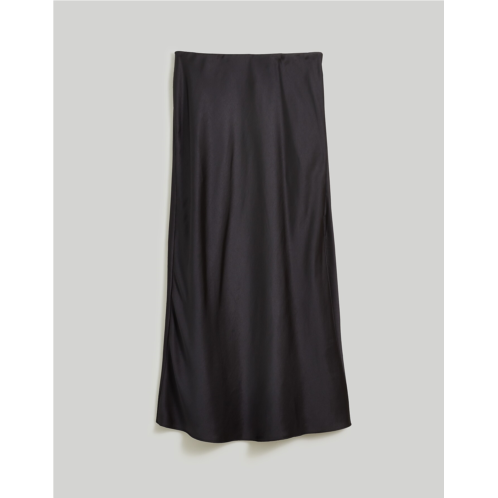Madewell Satin Maxi Slip Skirt