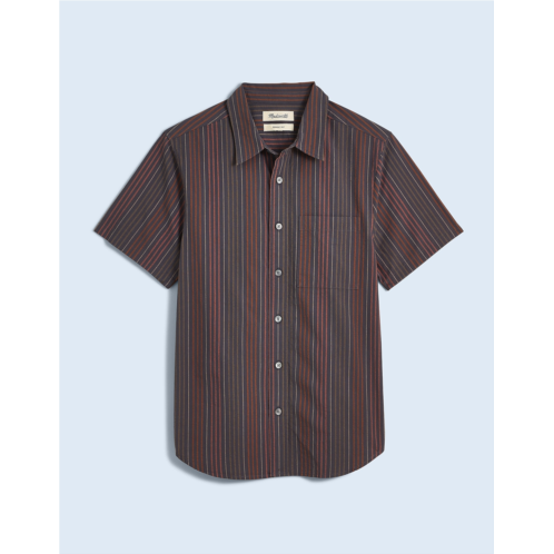 Madewell Perfect Short-Sleeve Shirt in Seersucker