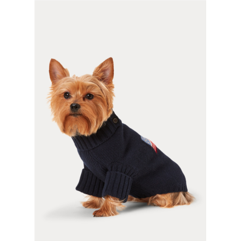 Polo Ralph Lauren Flag Wool-Blend Dog Sweater
