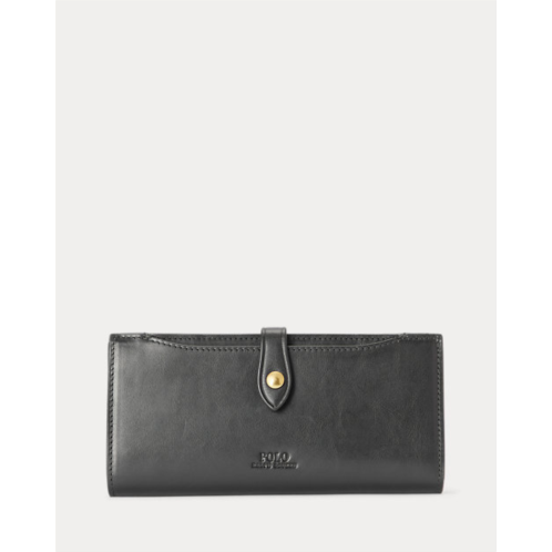 Polo Ralph Lauren Vachetta Leather Snap Wallet