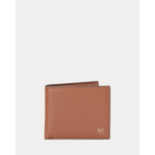 Polo Ralph Lauren Metal-Plaque Calfskin Wallet