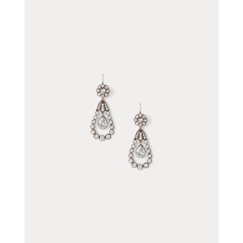 Polo Ralph Lauren Teardrop Crystal Drop Earrings