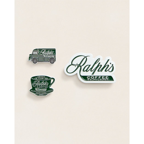 Polo Ralph Lauren Ralphs Coffee Logo Pin Set