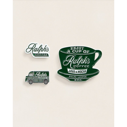 Polo Ralph Lauren Ralphs Coffee Cup Pin Set