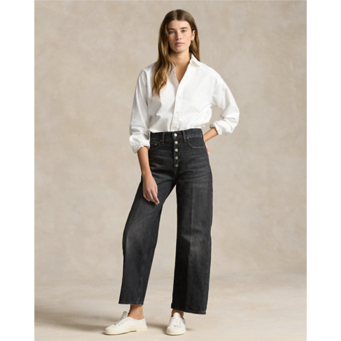 Polo Ralph Lauren High-Rise Wide-Leg Crop Jean