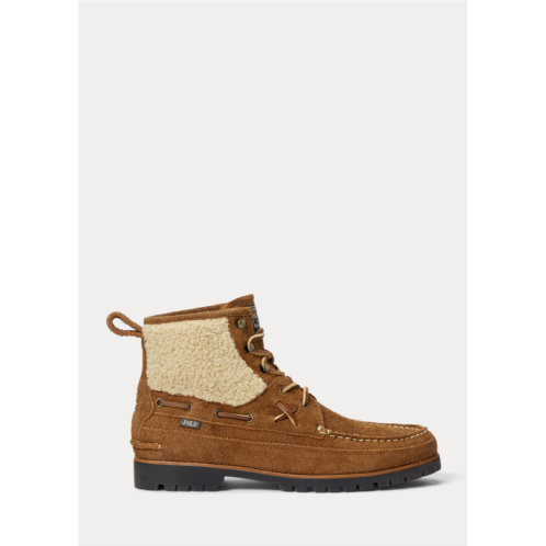 Polo Ralph Lauren Ranger Mid Suede & Faux-Shearling Boot