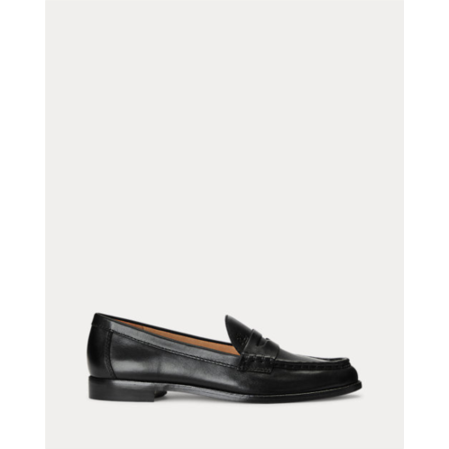 Polo Ralph Lauren Wynnie Burnished Leather Loafer