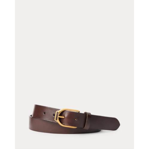 Polo Ralph Lauren Welington Stirrup-Buckle Leather Belt