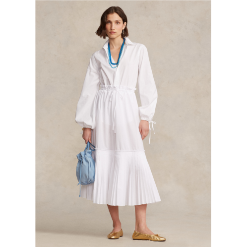 Polo Ralph Lauren Pleated-Hem Drawstring A-Line Skirt