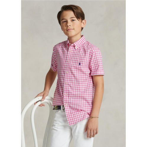 Polo Ralph Lauren Gingham Cotton Poplin Short-Sleeve Shirt