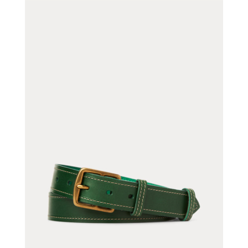 Polo Ralph Lauren Topstitched Leather Belt
