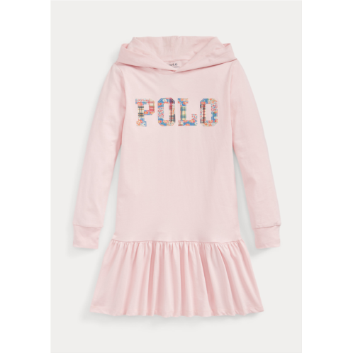 Polo Ralph Lauren Logo Cotton Jersey Hooded Dress