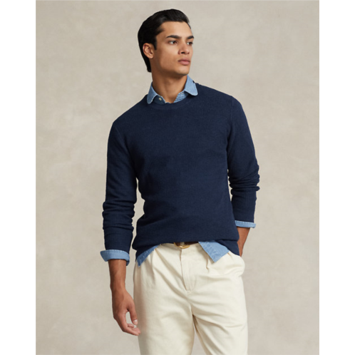 Polo Ralph Lauren Textured Linen Crewneck Sweater