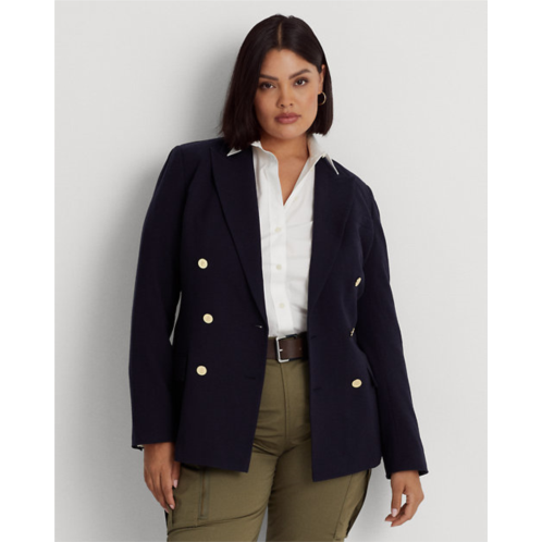 Polo Ralph Lauren Double-Breasted Wool Crepe Blazer