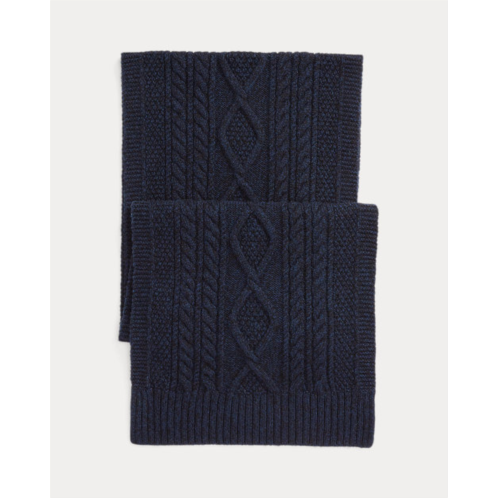 Polo Ralph Lauren Aran-Knit Cashmere Scarf