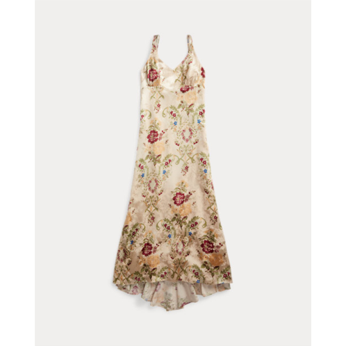Polo Ralph Lauren Floral Silk-Blend Jacquard Dress
