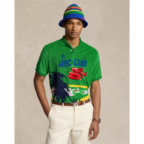 Polo Ralph Lauren Classic Fit Terry Graphic Polo Shirt