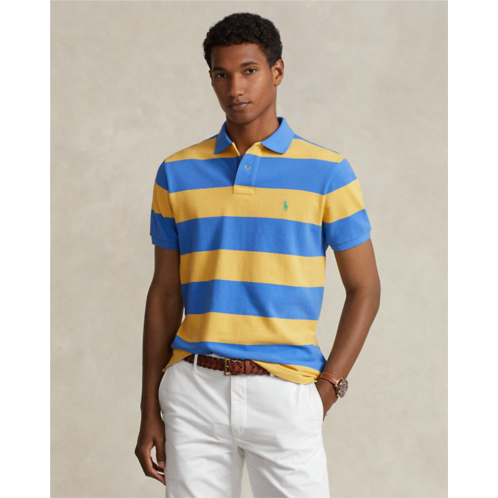 Polo Ralph Lauren Custom Slim Fit Striped Mesh Polo Shirt