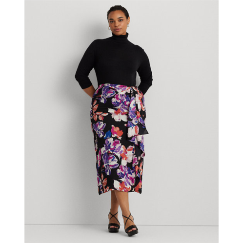 Polo Ralph Lauren Floral Georgette Midi Skirt