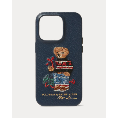 Polo Ralph Lauren Polo Bear Leather iPhone 15 Case