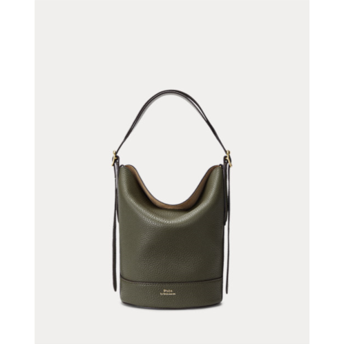 Polo Ralph Lauren Leather Small Bellport Bucket Bag