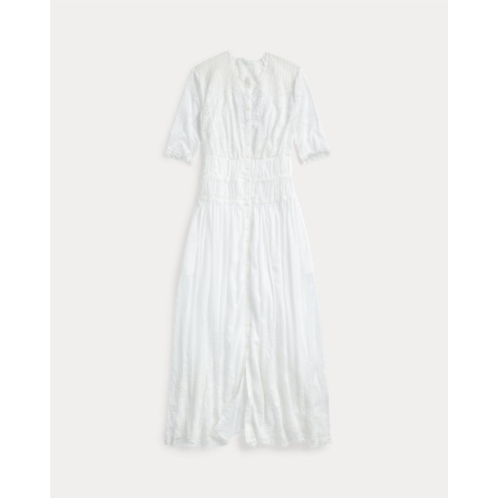 Polo Ralph Lauren Lace-Trim Cotton Voile Dress