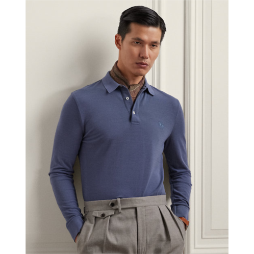 Polo Ralph Lauren Wool Pique Long-Sleeve Polo Shirt