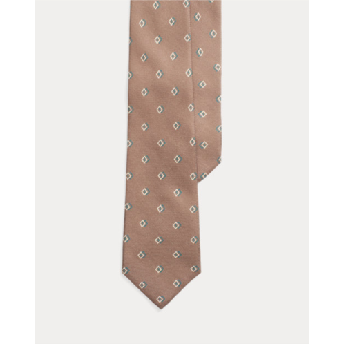 Polo Ralph Lauren Diamond-Print Cashmere-Silk Tie