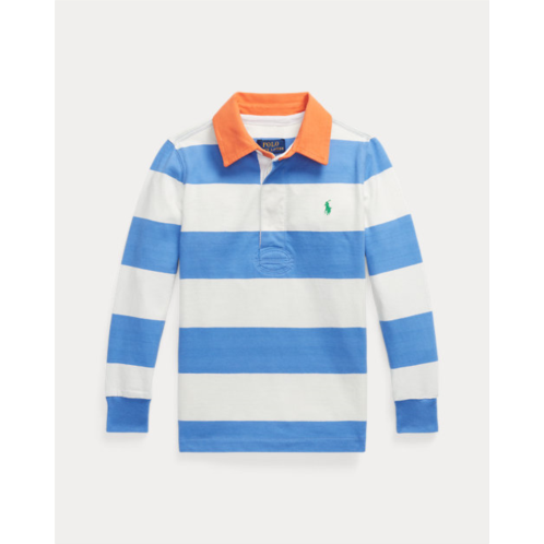 Polo Ralph Lauren Striped Cotton Jersey Rugby Shirt