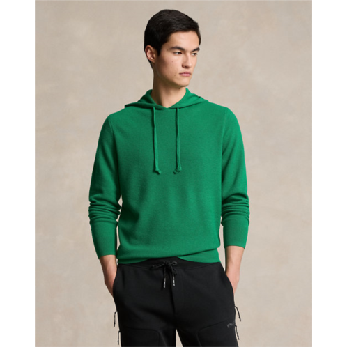 Polo Ralph Lauren Mesh-Knit Cashmere Hooded Sweater