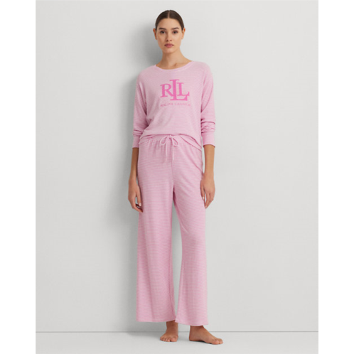 Polo Ralph Lauren Striped Cotton-Blend Jersey Pajama Set
