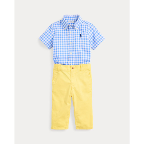 Polo Ralph Lauren Cotton Shirt & Flex Abrasion Pant Set