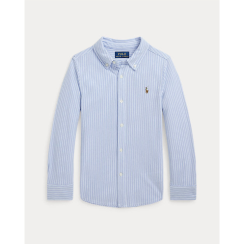 Polo Ralph Lauren Striped Knit Cotton Oxford Shirt