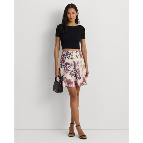 Polo Ralph Lauren Floral Linen Miniskirt