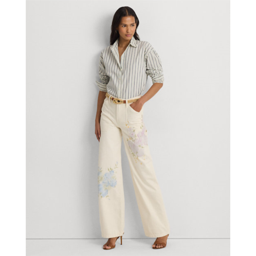 Polo Ralph Lauren Floral High-Rise Wide-Leg Jean